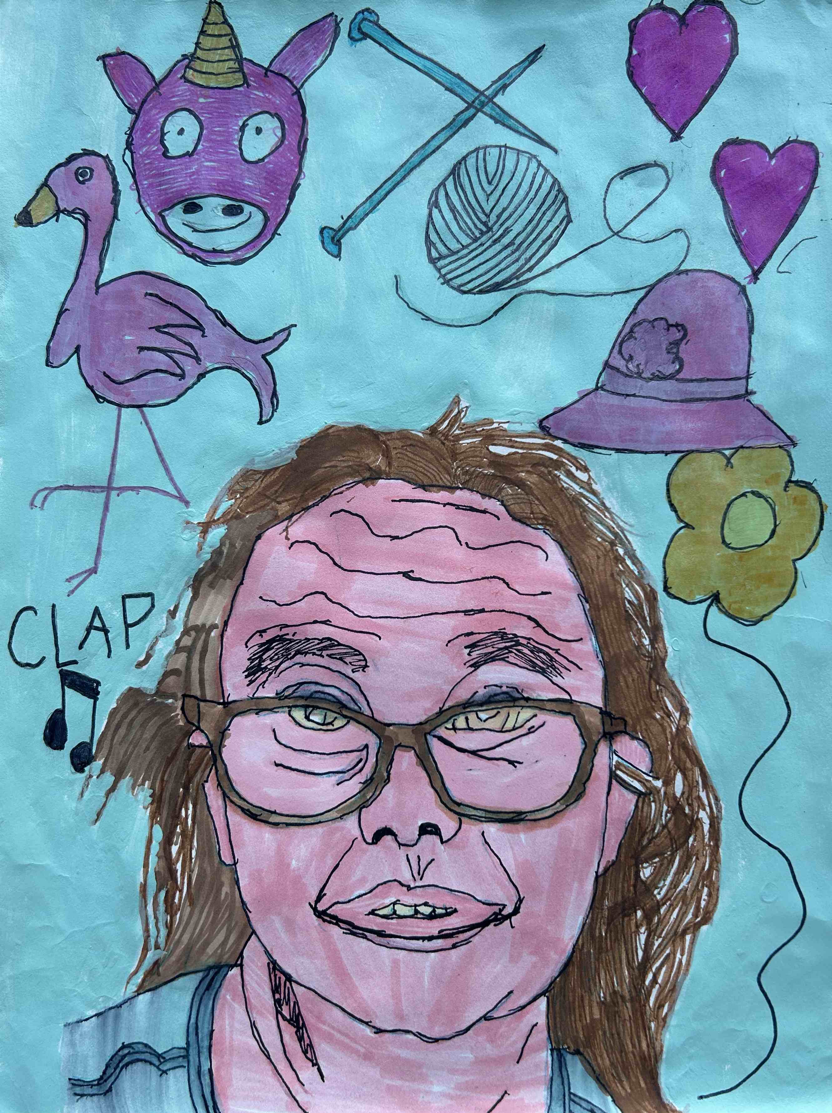 Self Portrait by Christie Cook